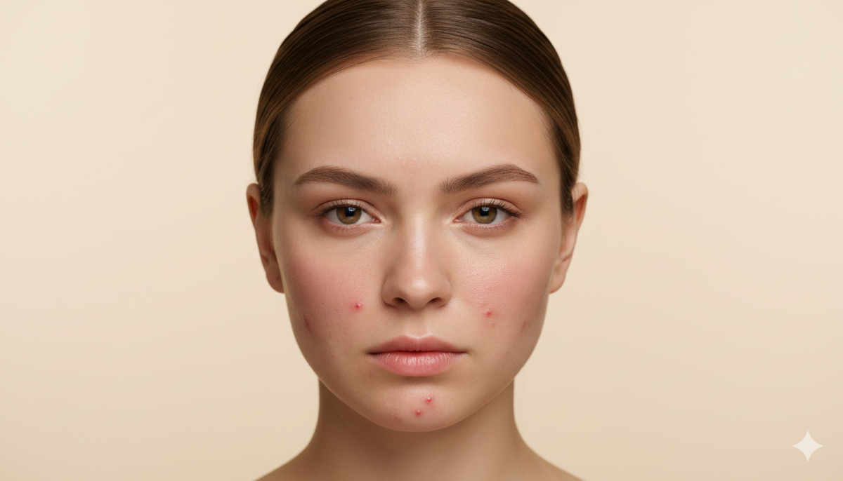 Skin before LUMIVEIL LED treatment